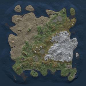 Thumbnail Rust Map: Procedural Map, Size: 4250, Seed: 1269964018, 19 Monuments