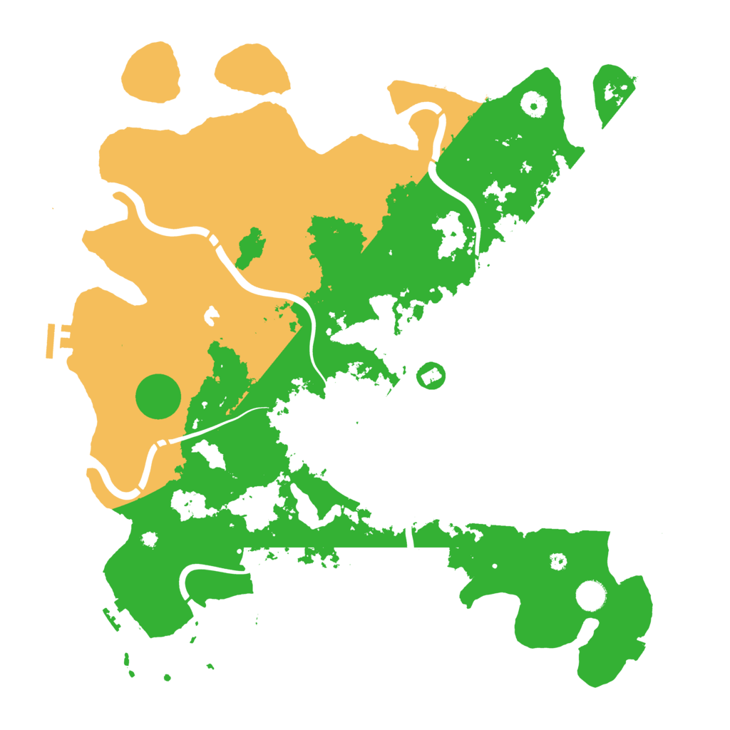 Biome Rust Map: Procedural Map, Size: 4250, Seed: 1269964018