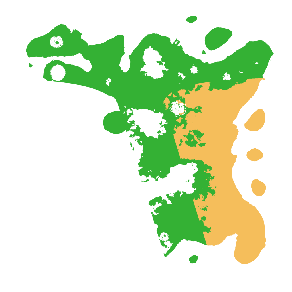 Biome Rust Map: Procedural Map, Size: 3500, Seed: 341263757