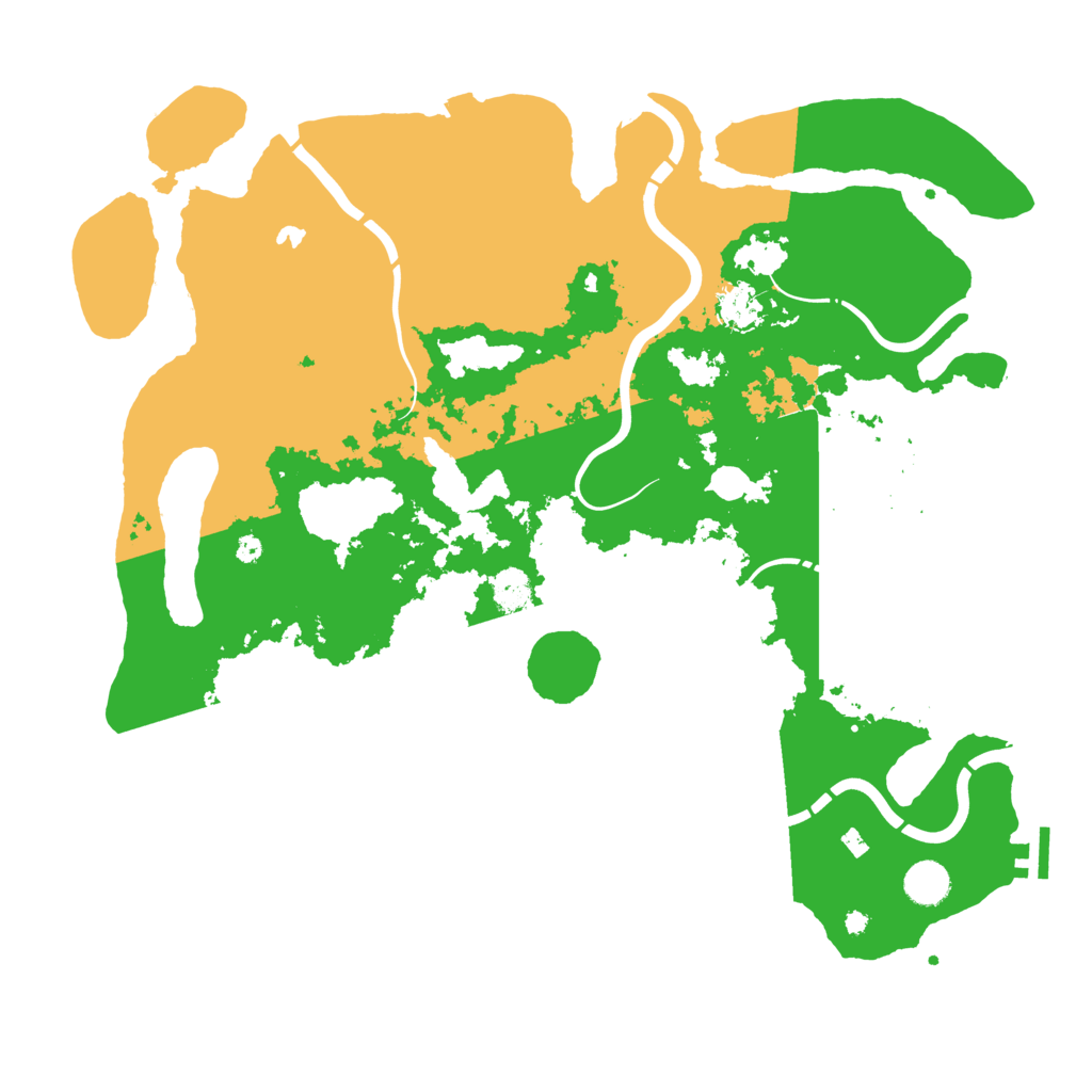 Biome Rust Map: Procedural Map, Size: 4250, Seed: 84264623
