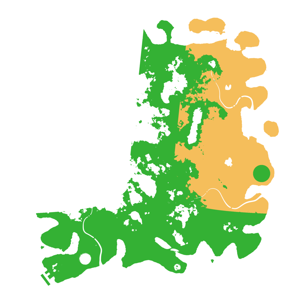 Biome Rust Map: Procedural Map, Size: 4500, Seed: 9856734