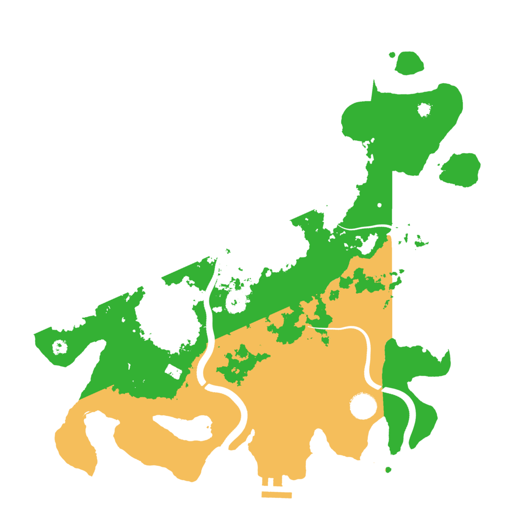Biome Rust Map: Procedural Map, Size: 3500, Seed: 1445368627