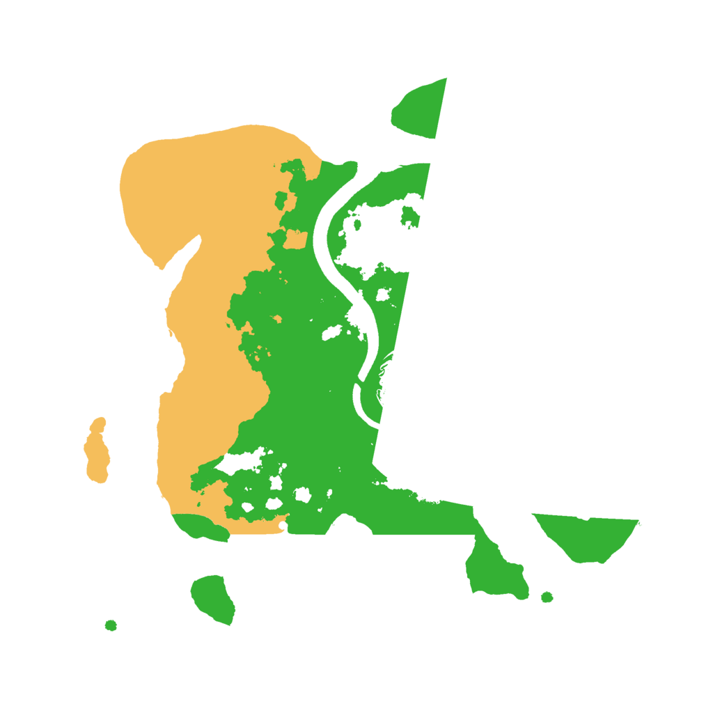 Biome Rust Map: Procedural Map, Size: 2500, Seed: 1967882704