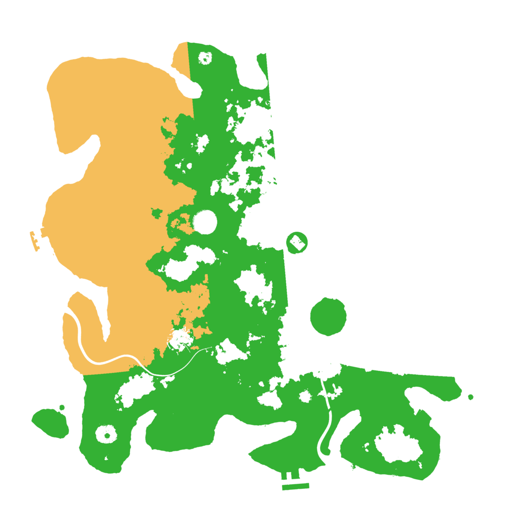 Biome Rust Map: Procedural Map, Size: 3850, Seed: 51923392