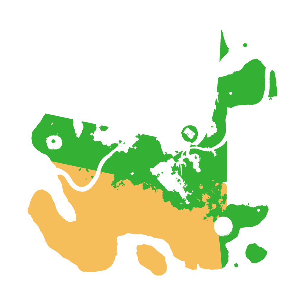 Biome Rust Map: Procedural Map, Size: 3000, Seed: 614818998