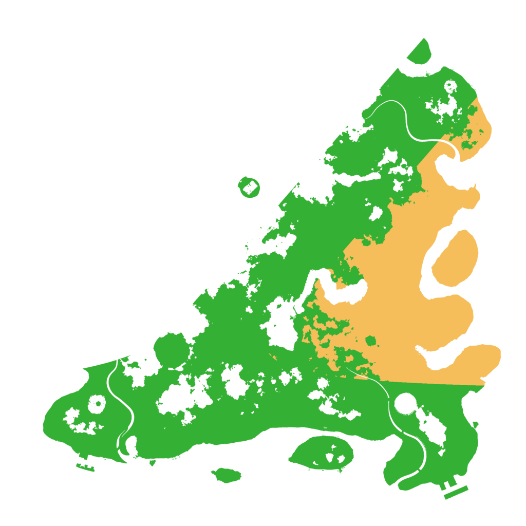 Biome Rust Map: Procedural Map, Size: 4250, Seed: 882416477