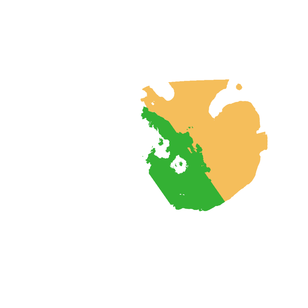 Biome Rust Map: Procedural Map, Size: 2000, Seed: 337453632