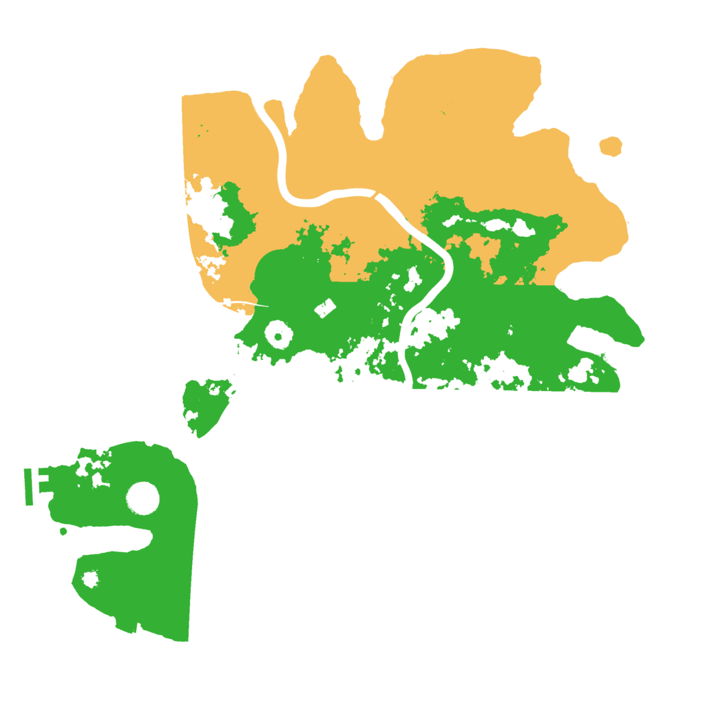 Biome Rust Map: Procedural Map, Size: 3850, Seed: 28768962