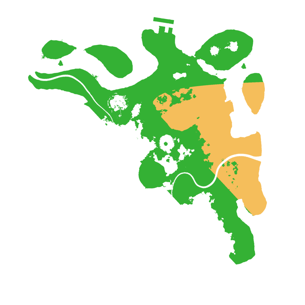 Biome Rust Map: Procedural Map, Size: 3000, Seed: 24872