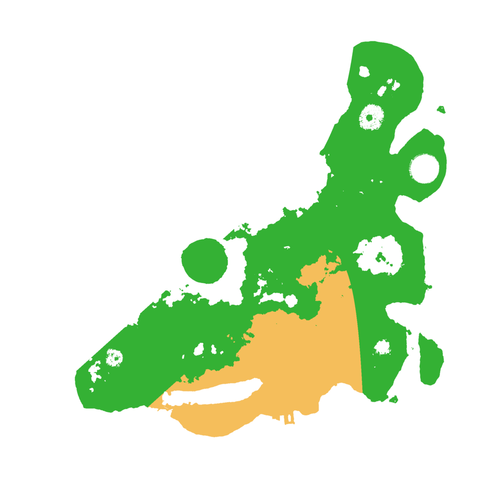 Biome Rust Map: Procedural Map, Size: 3000, Seed: 436538490