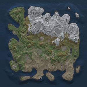 Thumbnail Rust Map: Procedural Map, Size: 3750, Seed: 759383586, 18 Monuments