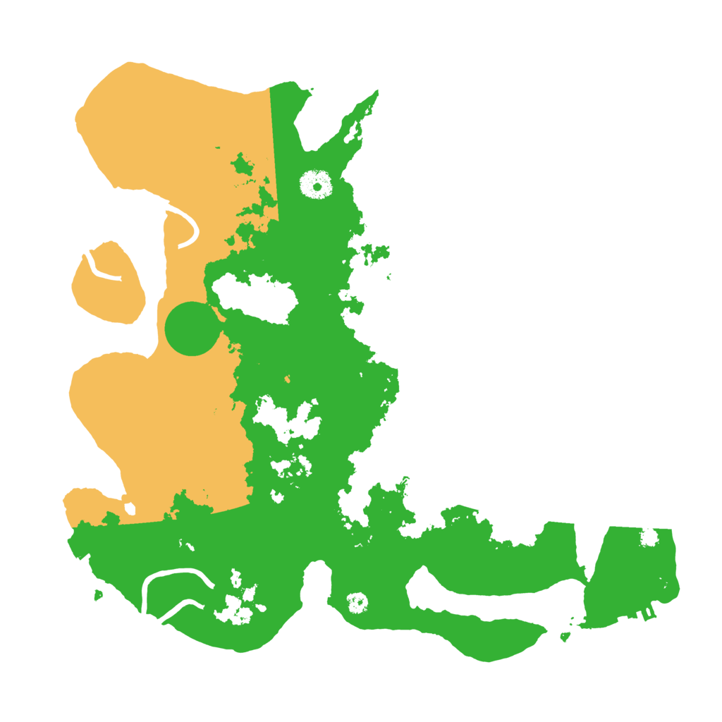Biome Rust Map: Procedural Map, Size: 3500, Seed: 38724431
