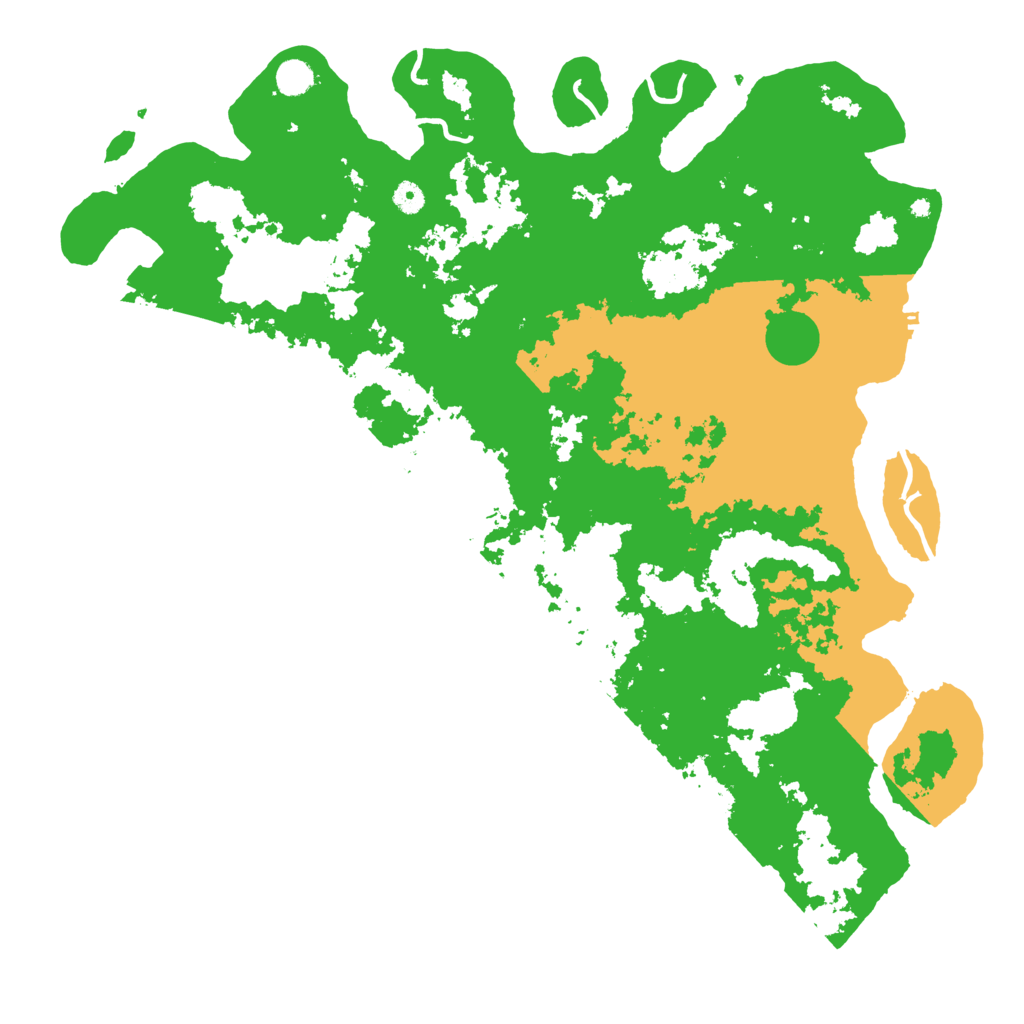 Biome Rust Map: Procedural Map, Size: 5000, Seed: 17469