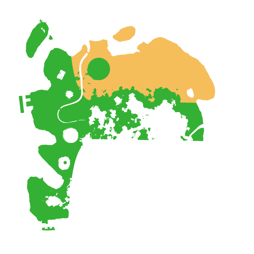 Biome Rust Map: Procedural Map, Size: 3000, Seed: 575234791