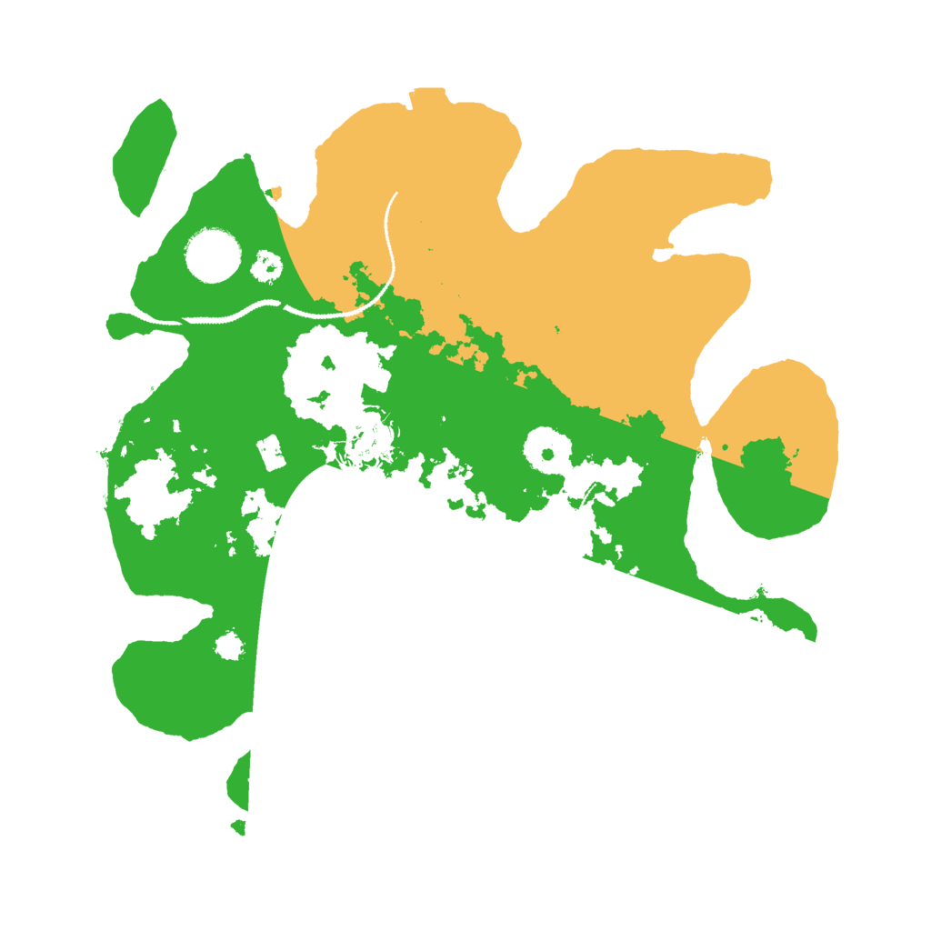 Biome Rust Map: Procedural Map, Size: 3000, Seed: 5213907