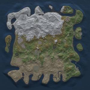 Thumbnail Rust Map: Procedural Map, Size: 4000, Seed: 1953, 19 Monuments