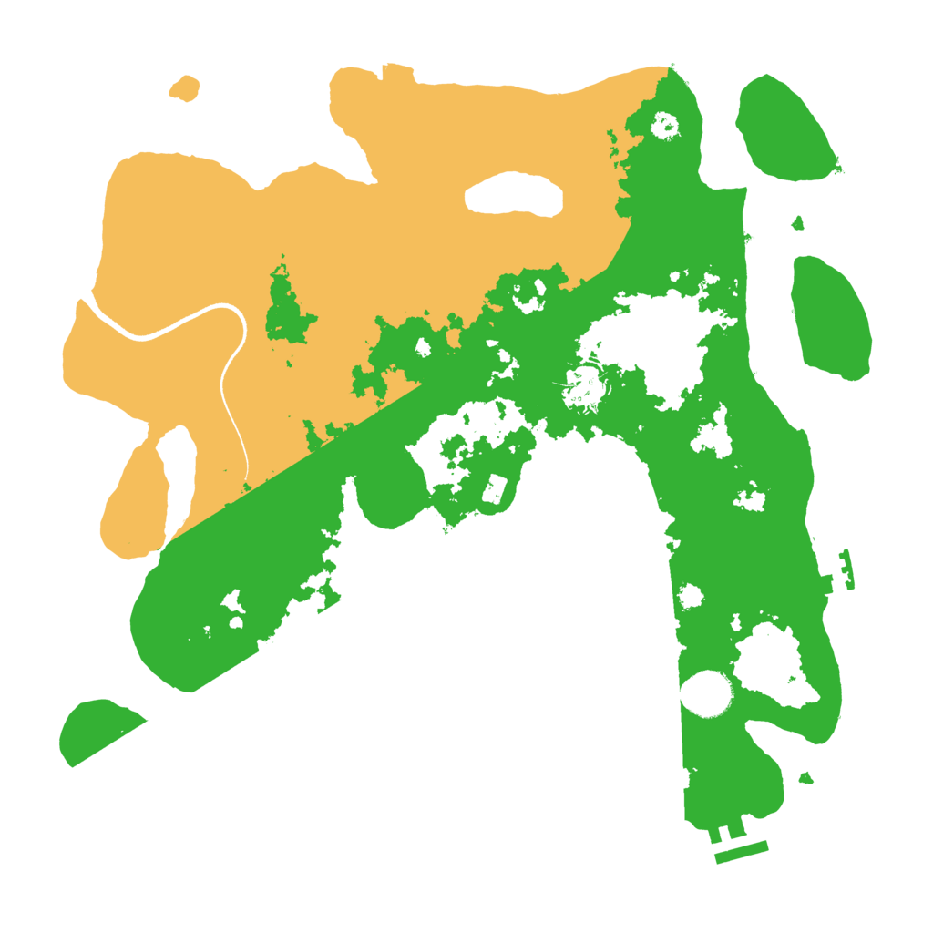 Biome Rust Map: Procedural Map, Size: 3500, Seed: 1313451877