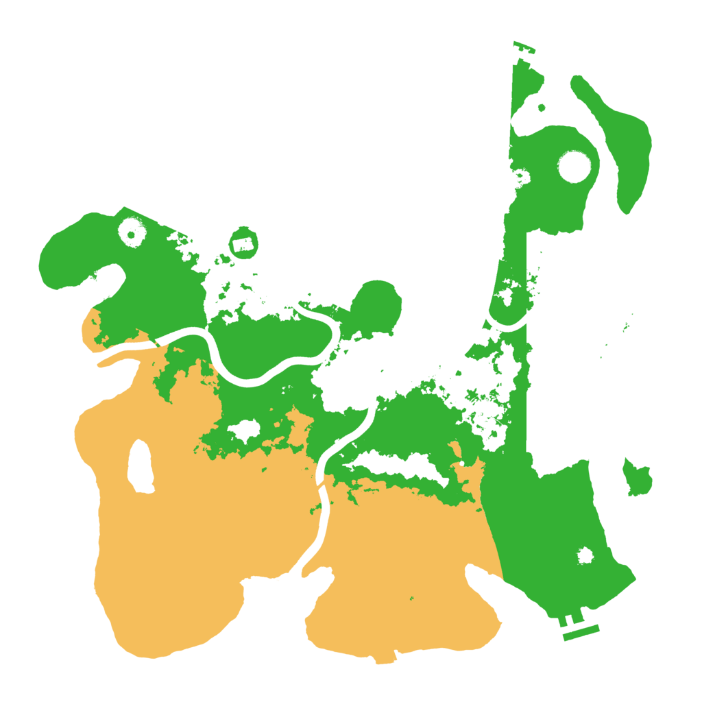 Biome Rust Map: Procedural Map, Size: 3850, Seed: 58079662