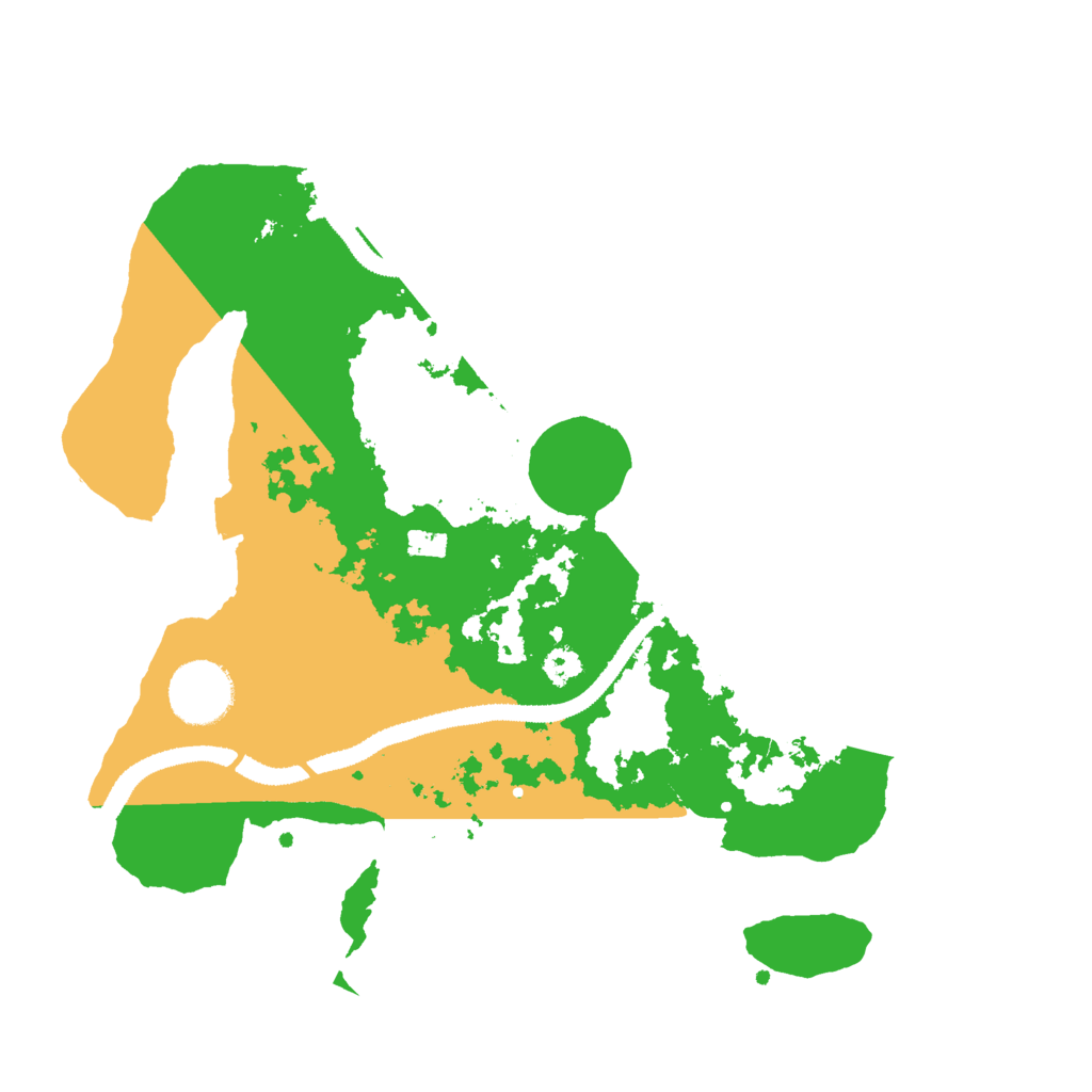 Biome Rust Map: Procedural Map, Size: 3000, Seed: 20351