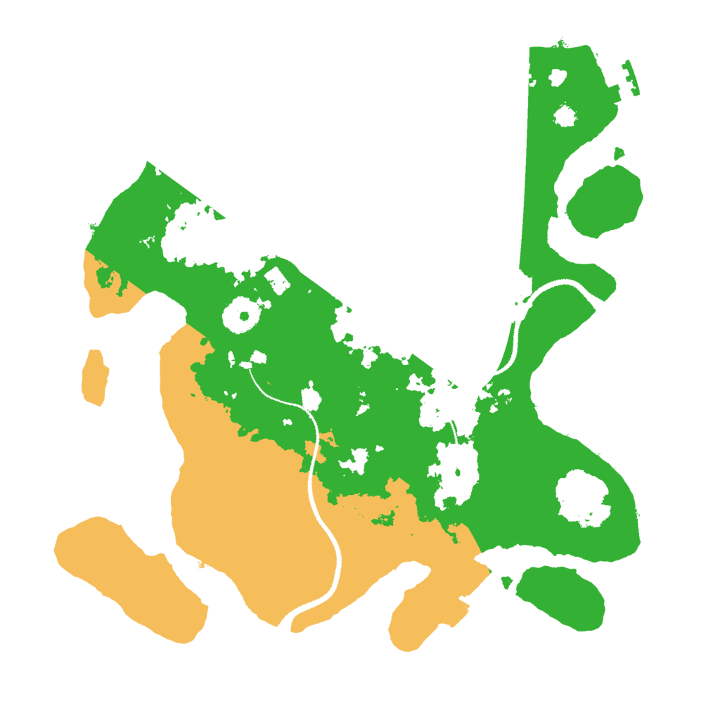 Biome Rust Map: Procedural Map, Size: 3000, Seed: 25370