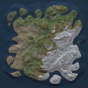 Thumbnail Rust Map: Procedural Map, Size: 4000, Seed: 4725, 18 Monuments