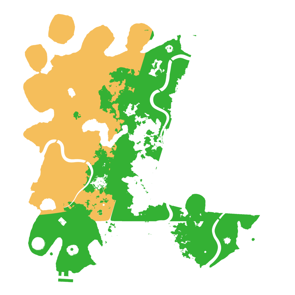 Biome Rust Map: Procedural Map, Size: 4000, Seed: 845698