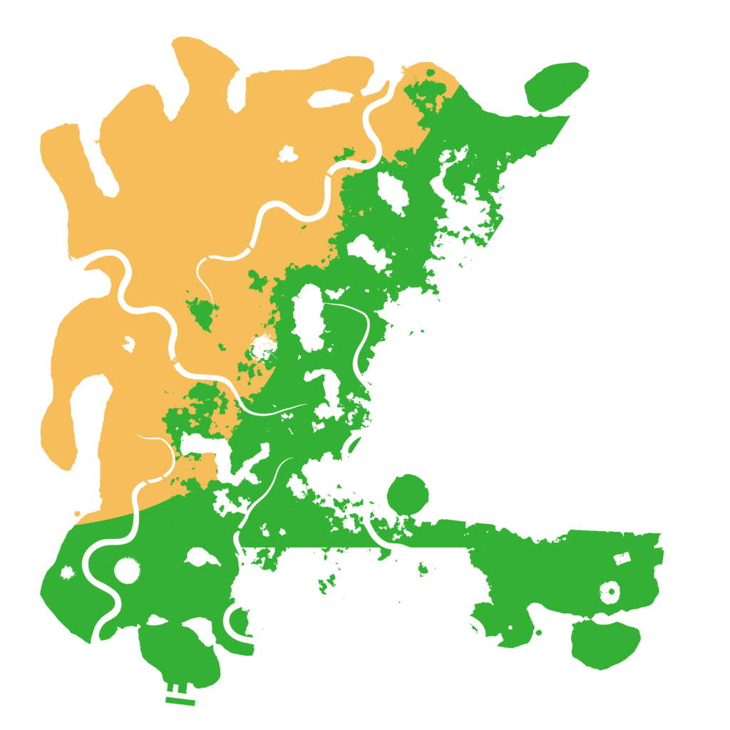 Biome Rust Map: Procedural Map, Size: 5000, Seed: 931285686