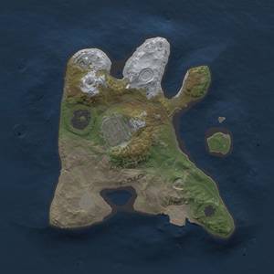 Thumbnail Rust Map: Procedural Map, Size: 2001, Seed: 1636182280, 4 Monuments