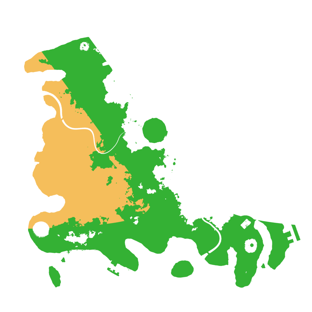 Biome Rust Map: Procedural Map, Size: 3500, Seed: 2044694110