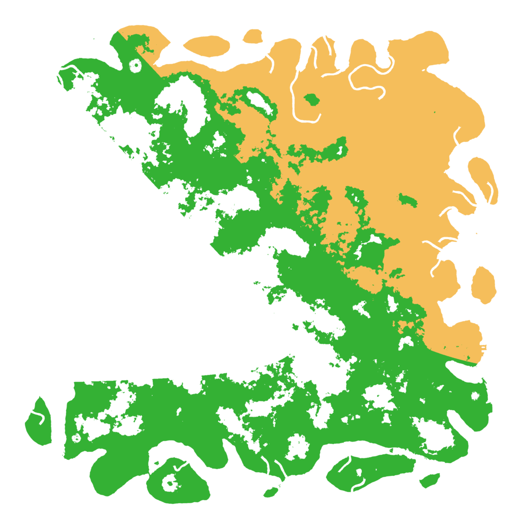 Biome Rust Map: Procedural Map, Size: 6000, Seed: 109264434