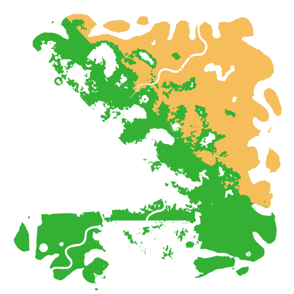 Biome Rust Map: Procedural Map, Size: 6000, Seed: 109264434