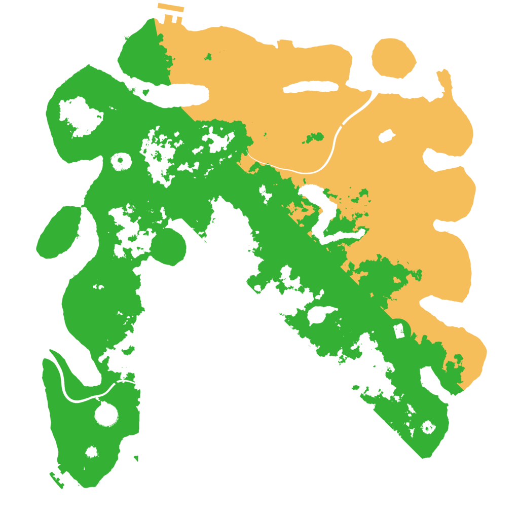 Biome Rust Map: Procedural Map, Size: 4000, Seed: 967109519