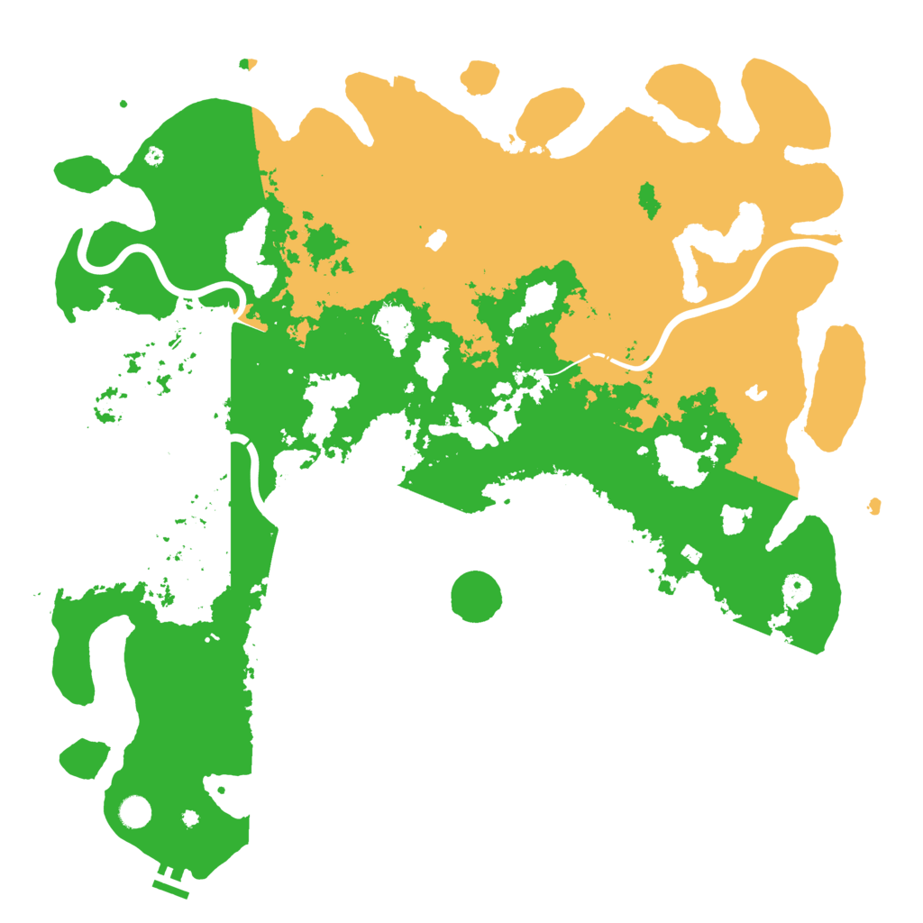 Biome Rust Map: Procedural Map, Size: 5000, Seed: 2367864