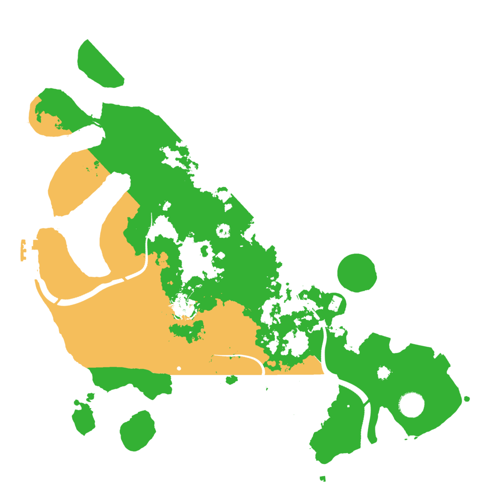 Biome Rust Map: Procedural Map, Size: 3500, Seed: 82635423