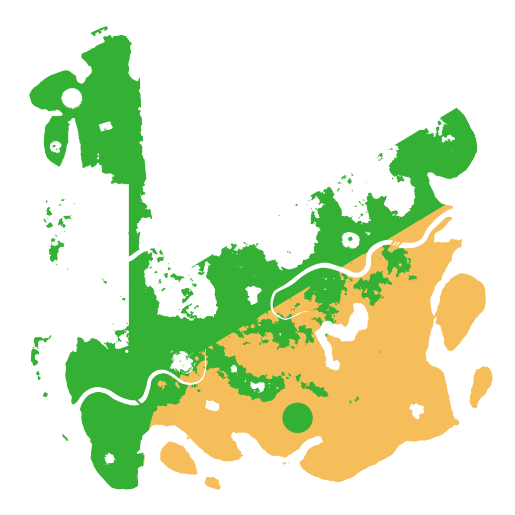 Biome Rust Map: Procedural Map, Size: 4500, Seed: 2029196313