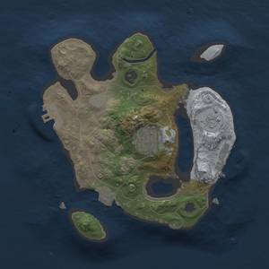 Thumbnail Rust Map: Procedural Map, Size: 2100, Seed: 412741781, 7 Monuments