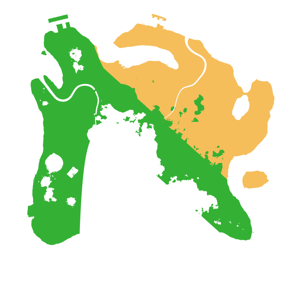 Biome Rust Map: Procedural Map, Size: 3000, Seed: 1934106057