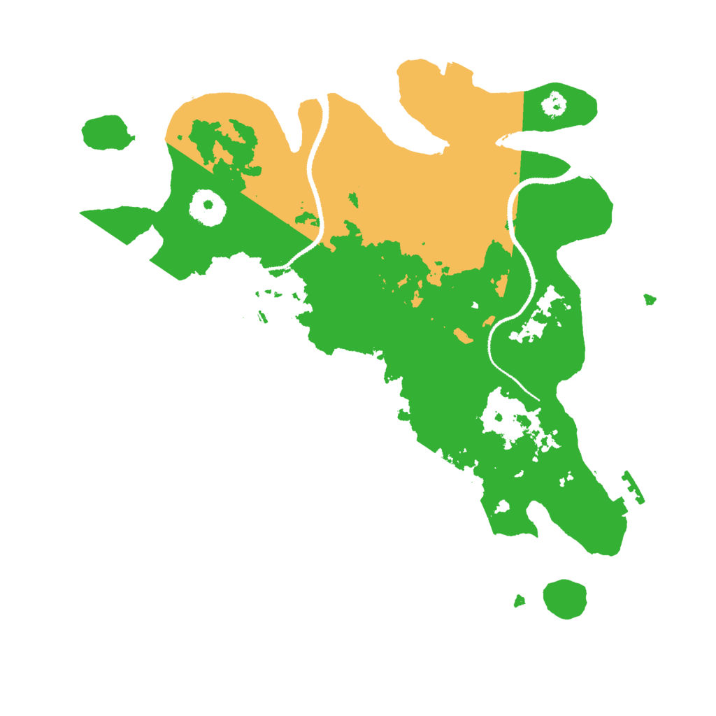 Biome Rust Map: Procedural Map, Size: 3000, Seed: 6849705