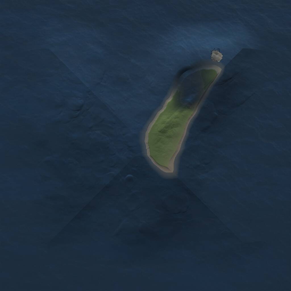 Rust Map: Procedural Map, Size: 1000, Seed: 771529501, 1 Monuments