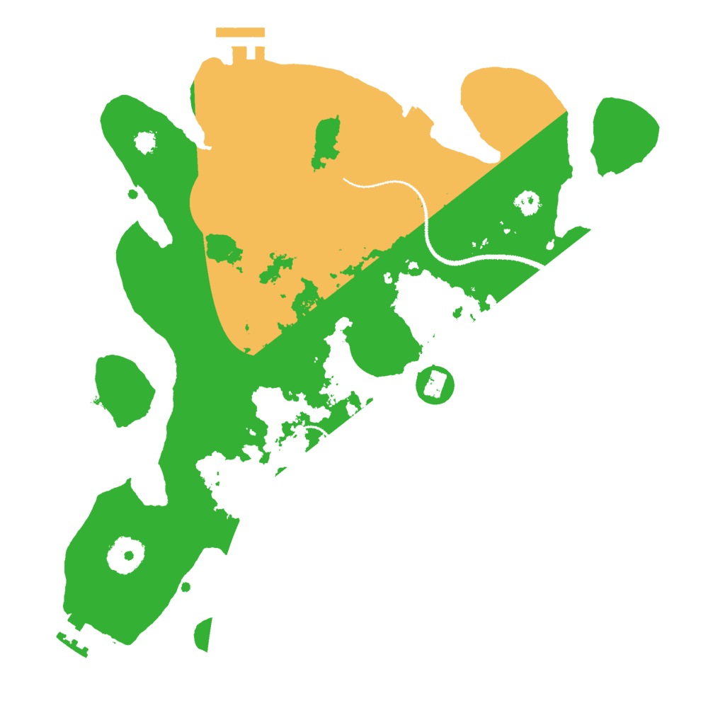 Biome Rust Map: Procedural Map, Size: 3000, Seed: 175