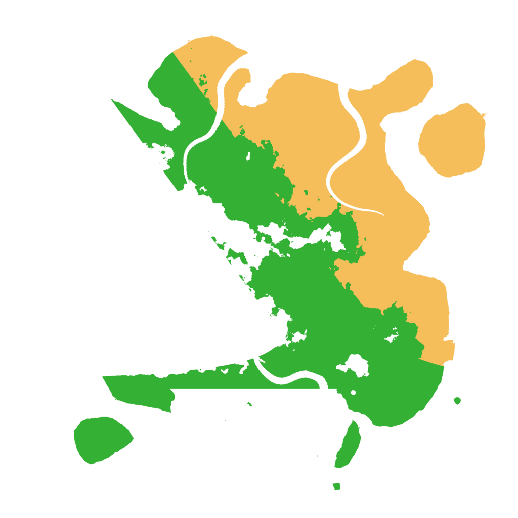 Biome Rust Map: Procedural Map, Size: 3000, Seed: 5294306