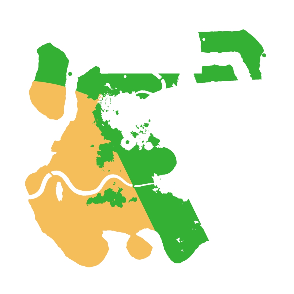 Biome Rust Map: Procedural Map, Size: 3000, Seed: 1988479735