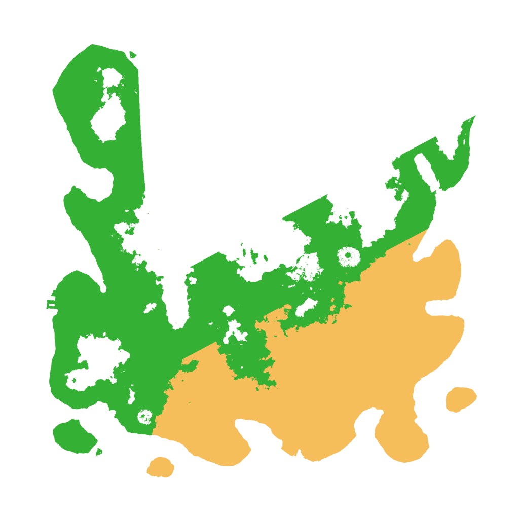 Biome Rust Map: Procedural Map, Size: 3600, Seed: 10128