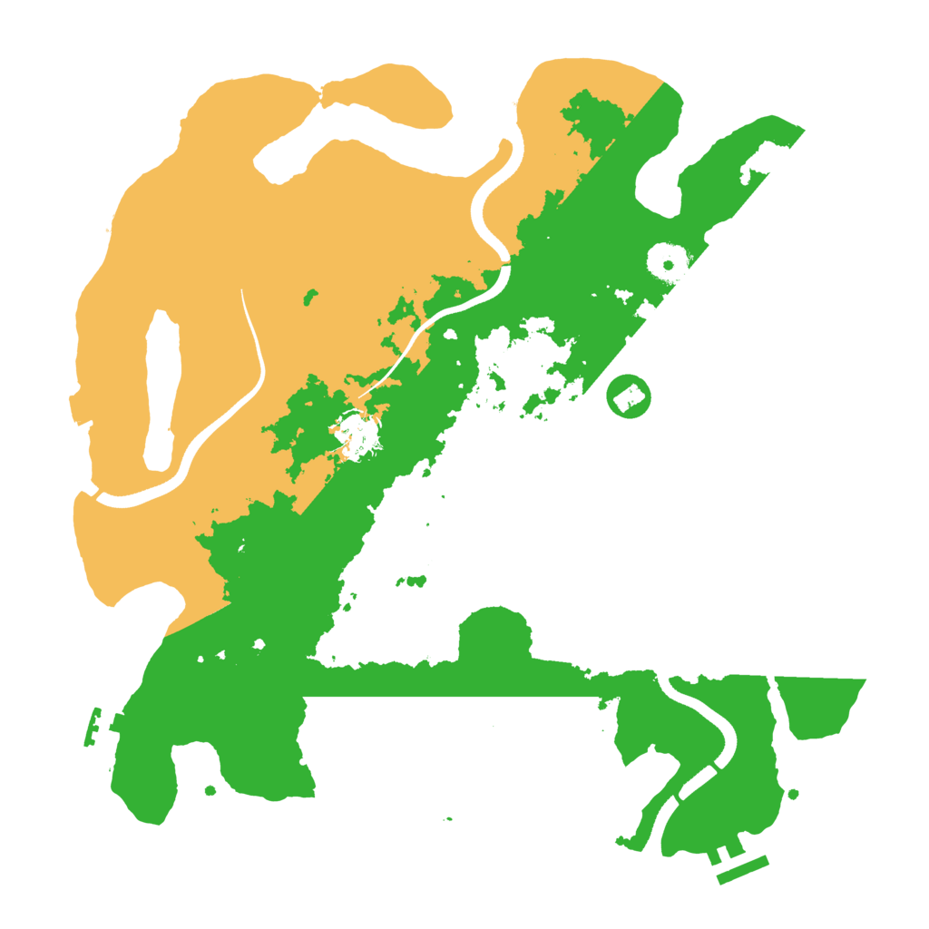 Biome Rust Map: Procedural Map, Size: 3500, Seed: 892792813