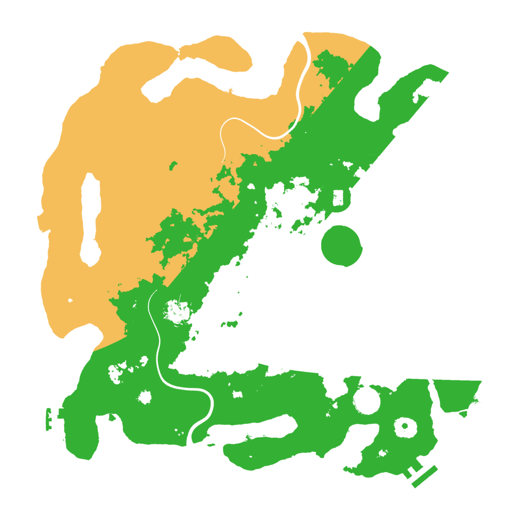 Biome Rust Map: Procedural Map, Size: 3500, Seed: 892792813