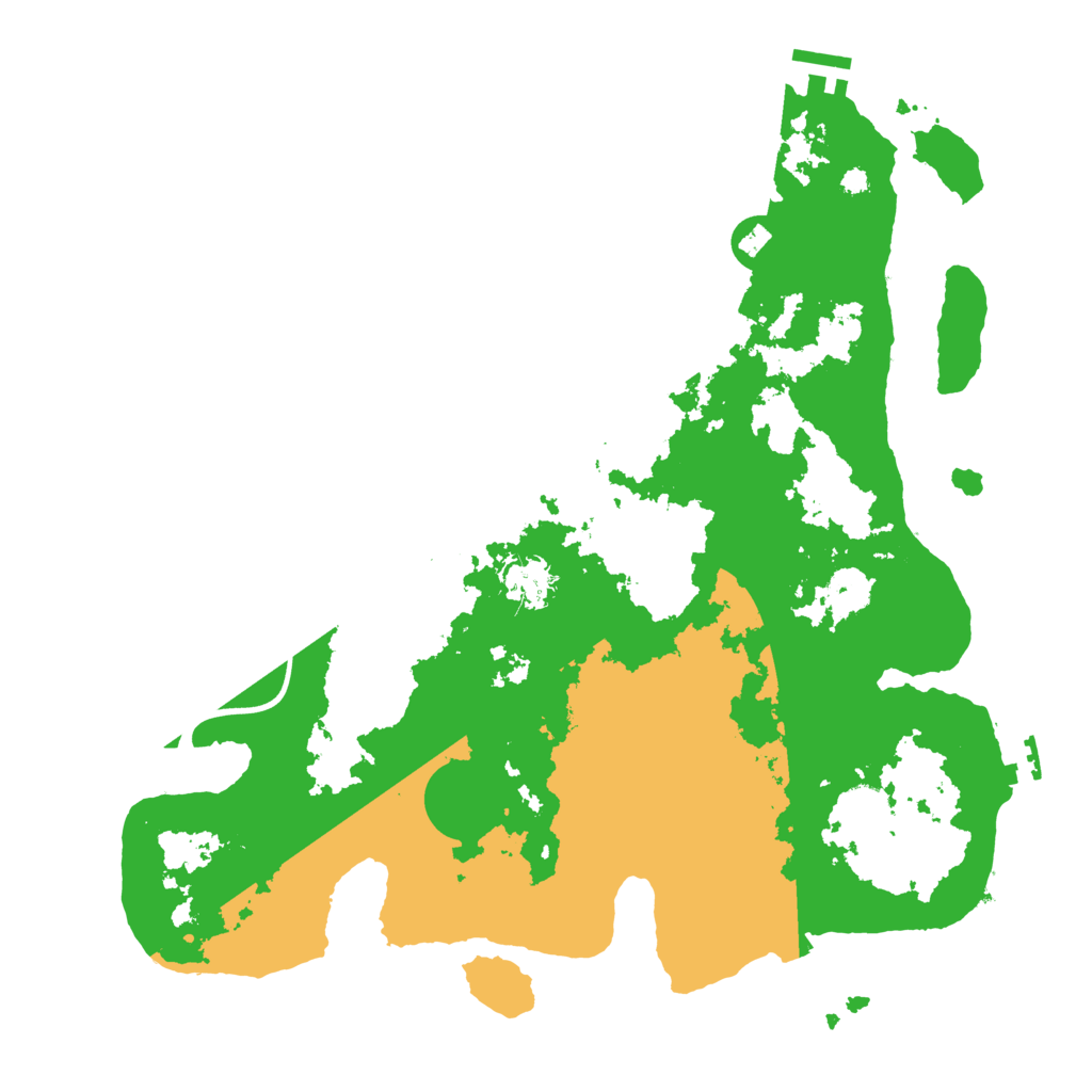 Biome Rust Map: Procedural Map, Size: 3750, Seed: 1406900473