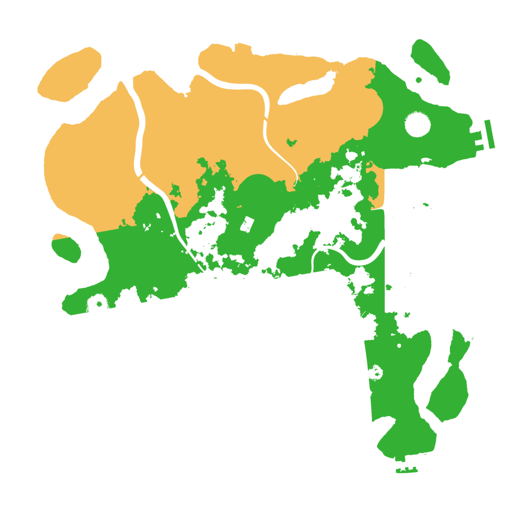 Biome Rust Map: Procedural Map, Size: 3600, Seed: 304