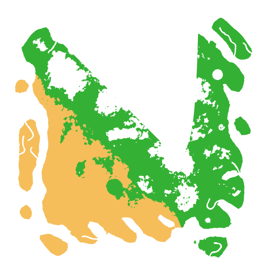 Biome Rust Map: Procedural Map, Size: 4500, Seed: 264256993