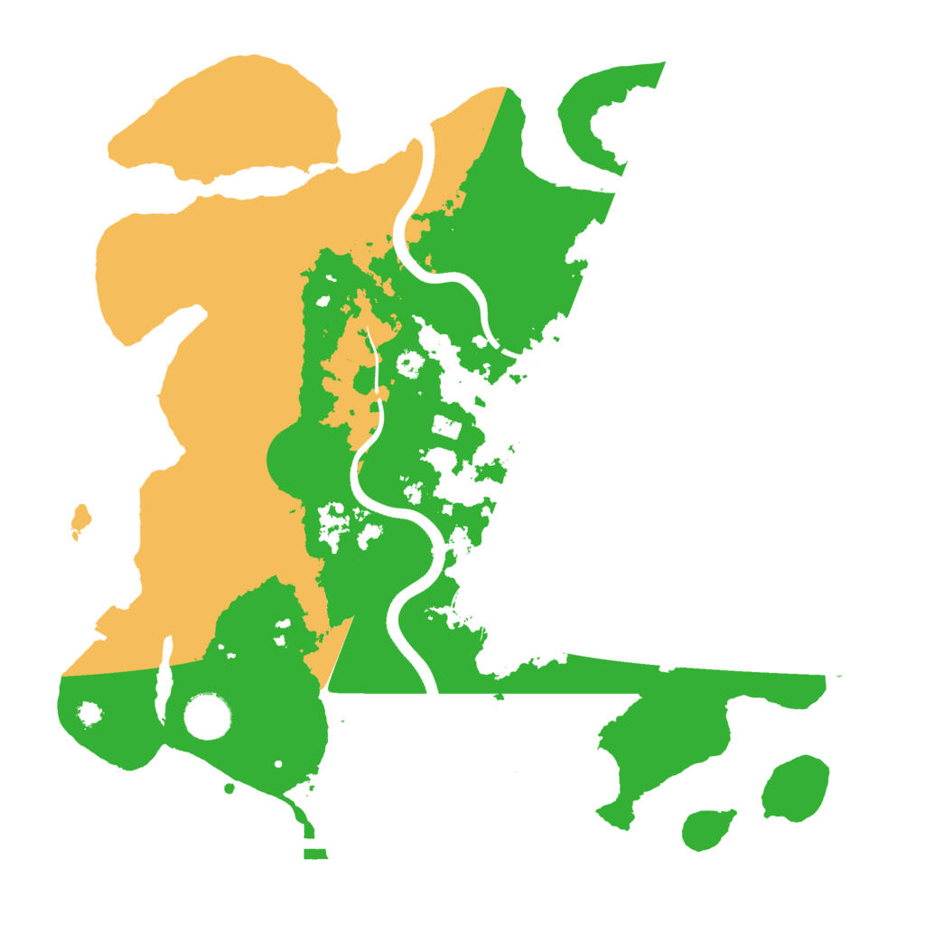 Biome Rust Map: Procedural Map, Size: 3500, Seed: 918788188
