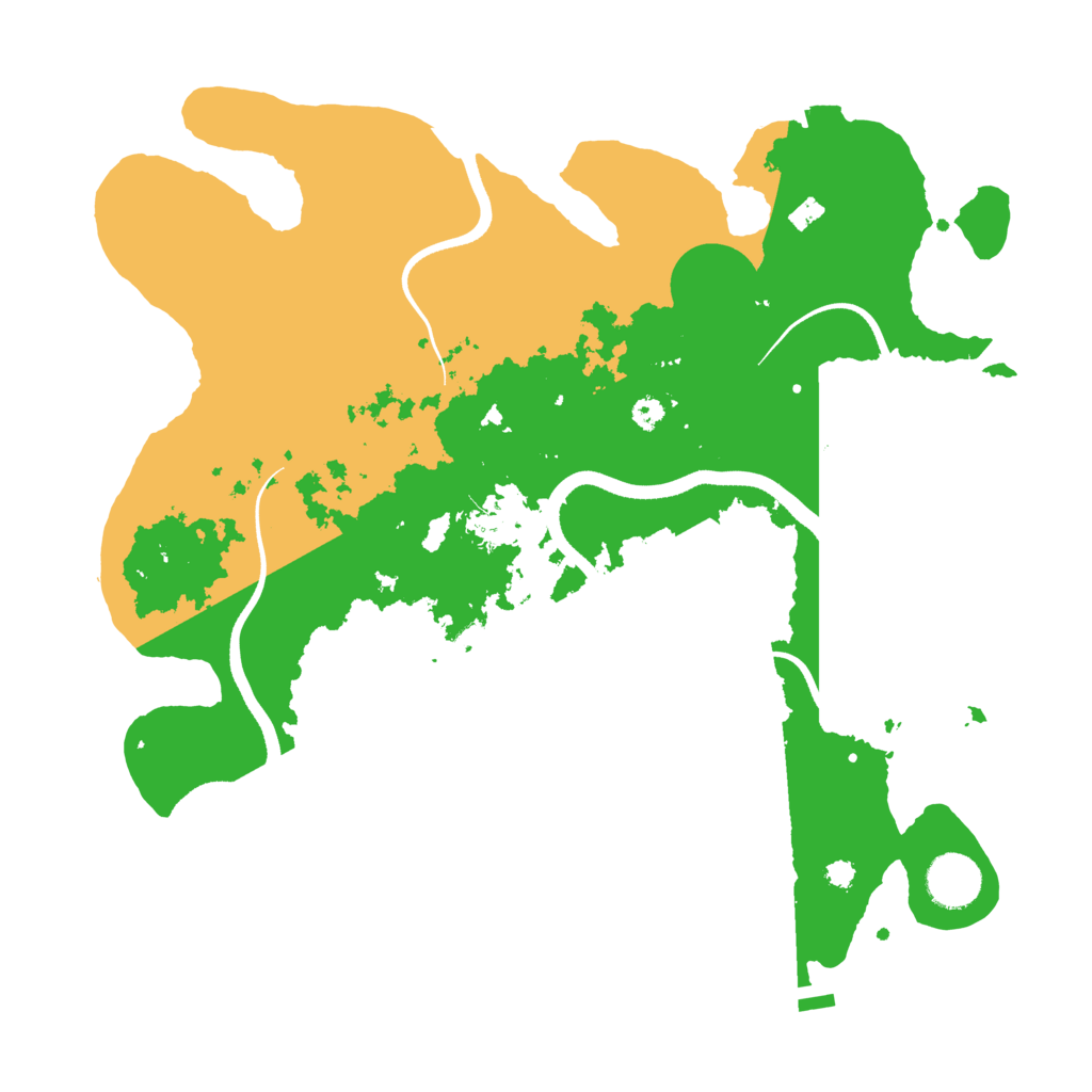 Biome Rust Map: Procedural Map, Size: 3500, Seed: 240768963